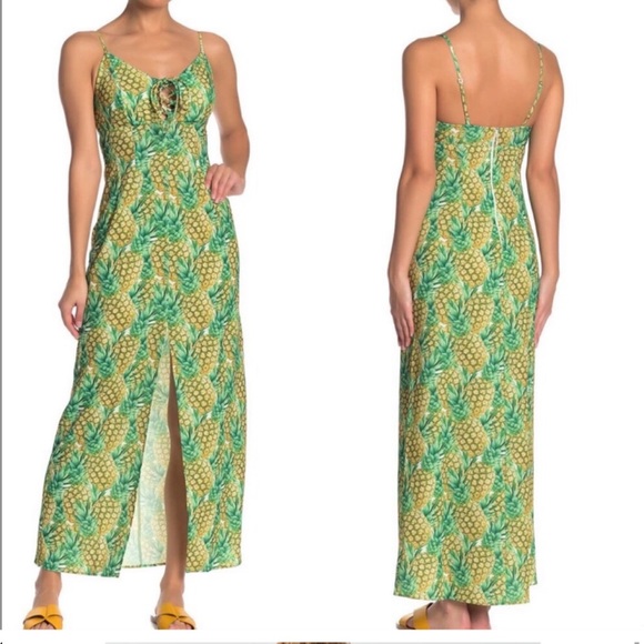 NWT Show Me Your Mumu Leyton Pineapple Maxi Dress - Picture 6 of 8